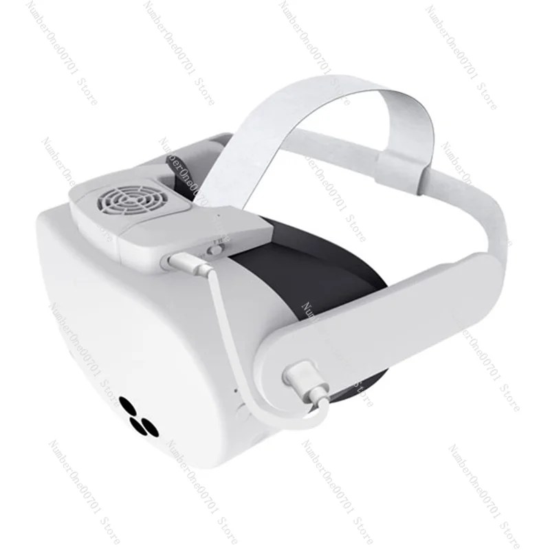 

Stable Performance-For Meta Oculus 3S Compatible VR Face Cushion Pad Including Cooling Fan Air Circulation Mask Cover Enhanced H