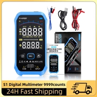 FNIRSI-S1 Digital Multimeter 9999counts AC DC Voltage Resistance Capacitance Diode NCV Hertz Live Wire Tester With Thermocouple