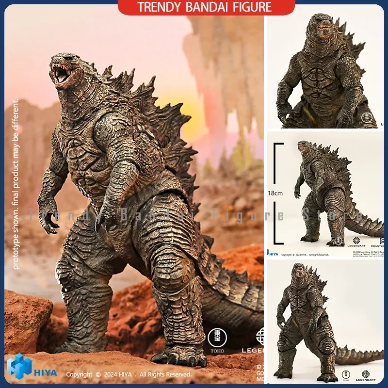 HIYA Godzilla Rre-evolved Ver Godzilla Vs Kong: The New Empire EBG0430 Action Figure Model Toys Hobby SHM MonsterArts In Stock