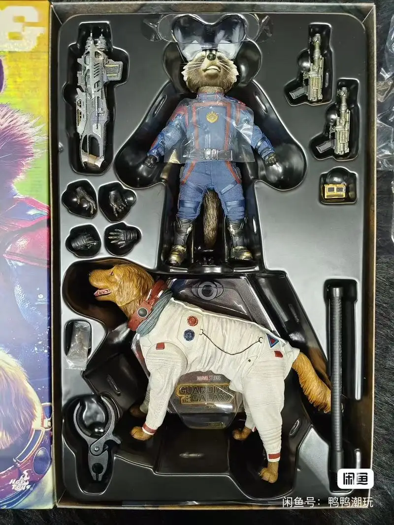 متوفر في المخزون حقيقية HOTTOYS HT MMS708 MMS548 غالاكسي حراس 3 صاروخ الراكون كوزمو عمل نموذج لجسم اللعب جمع حلية #3
