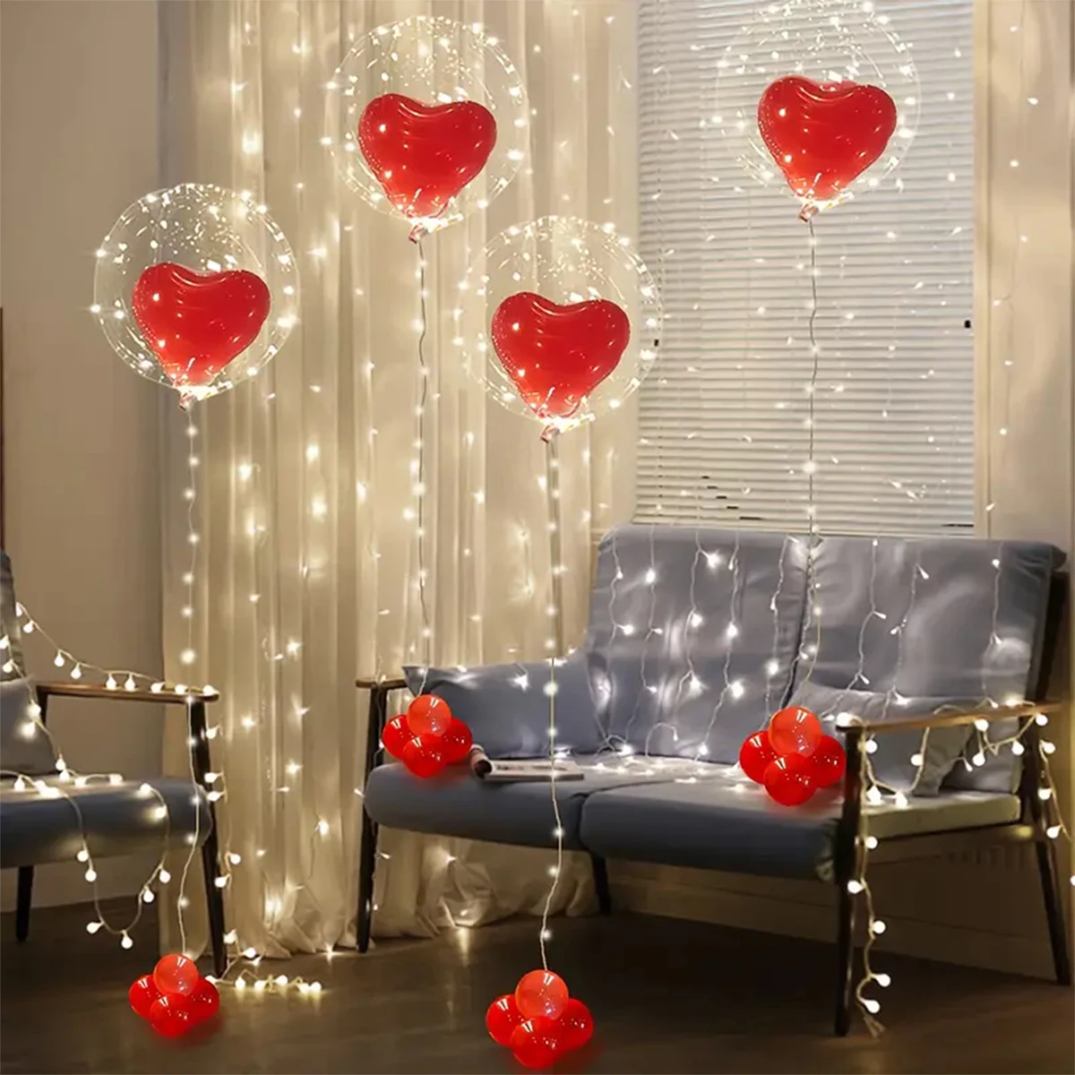 12 sztuk 18-calowych balonów lateksowych Popo Ball Red Love nadaje się do dekoracji wnętrz na Walentynki, wesela i urodziny. — zdjęcie 4
