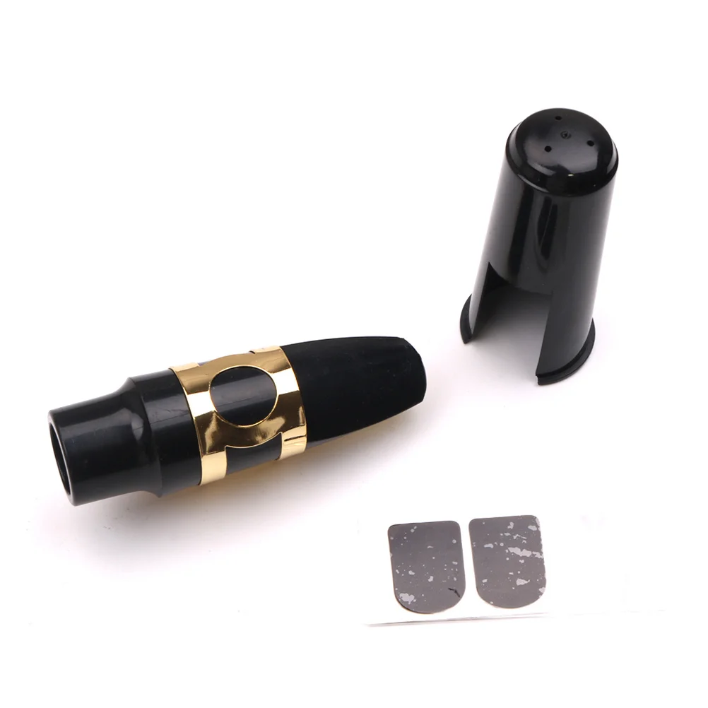 

1 set Alto Saxophone Mouthpiece Pad Reed Cushion Set Metal Buckle Cap Patches Accessory For Beginners Instrument