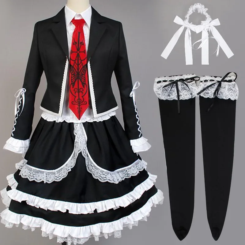 Ankunft Celestia Ludenberg Cosplay Set Yasuhiro Taeko Kostüm Danganronpa Charakter Uinform Halloween Kostüm für Frauen