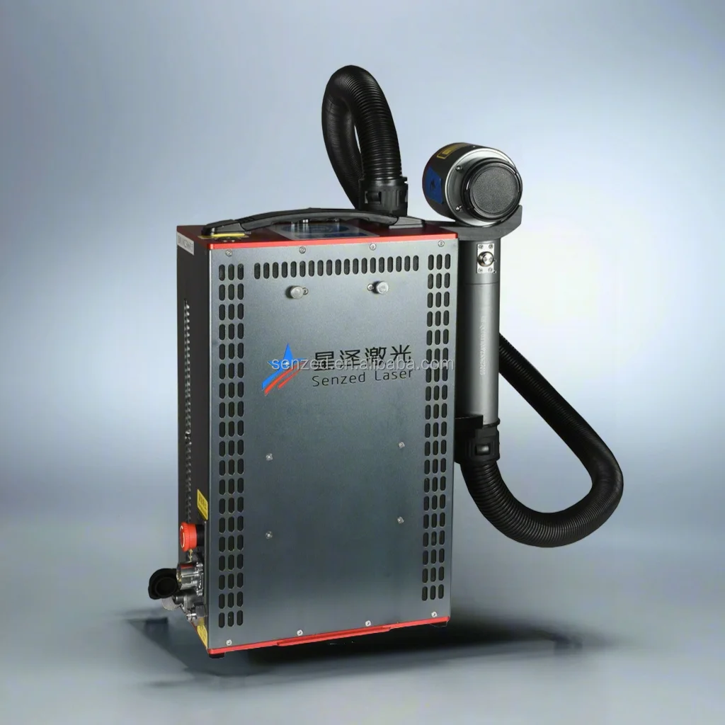 

Pulse Single Mode Fiber Laser Cleaning Machine Air Cooling Portable Handheld Rust Paint Oil Removal Adjustable Width
