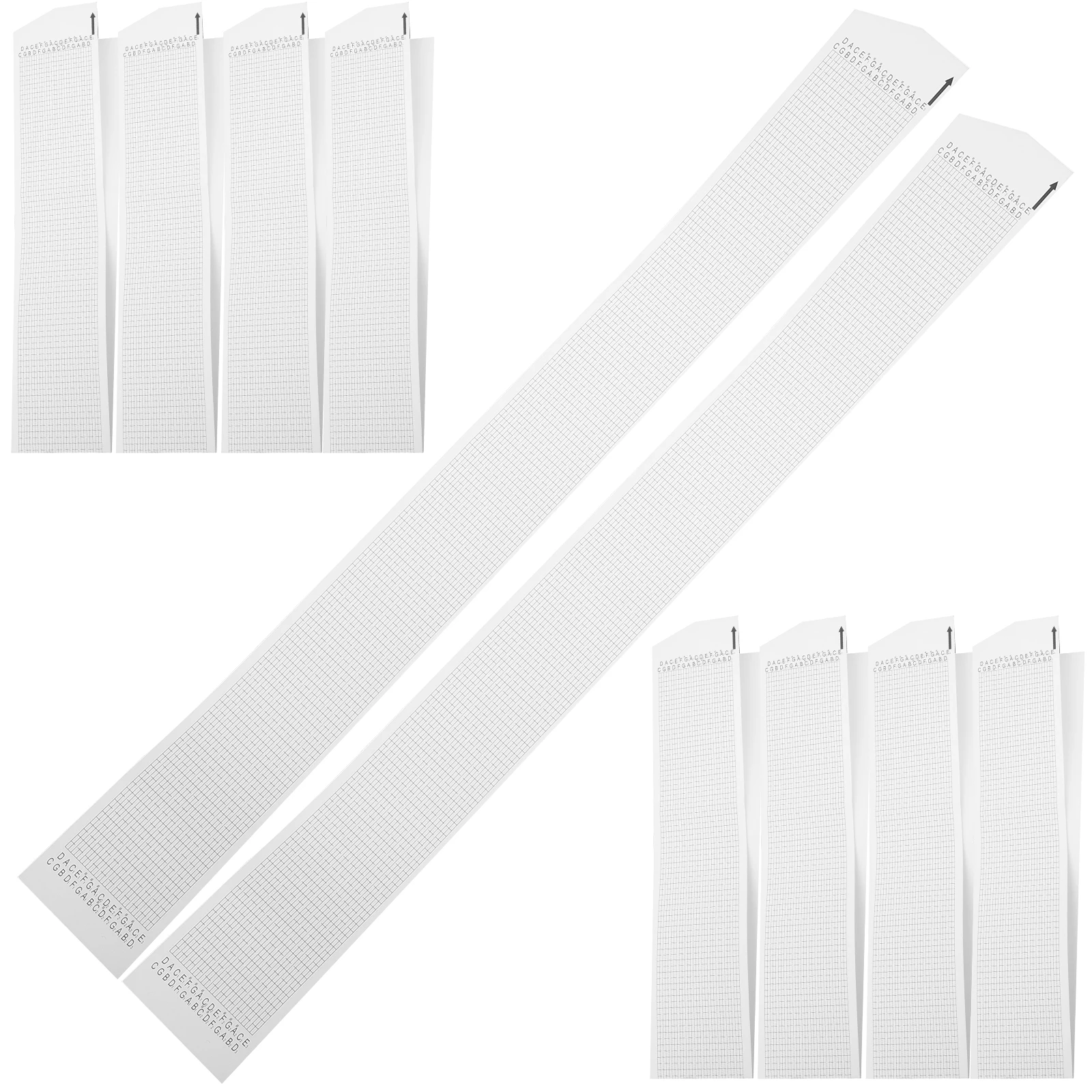 10 قطعة شرائط الورق الفارغة لصندوق تشغيل الموسيقى كرنك اليد 30 ملاحظة لتقوم بها بنفسك الشريط الملء لإنشاء أغاني مخصصة فكرة هدية اصنع الموسيقى الخاصة بك