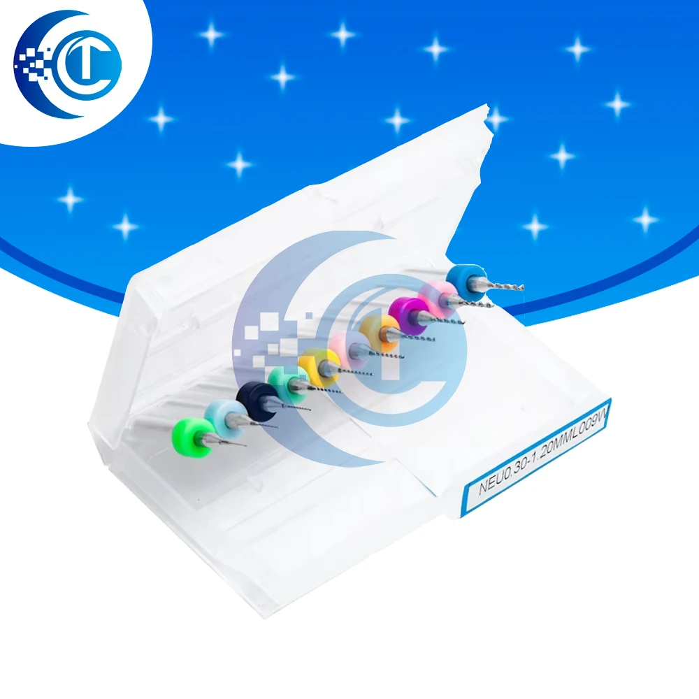 

10 шт. мини-сверла для печатных плат из карбида вольфрамовой стали: 0,3–1,2 мм для сверлильных станков с ЧПУ для печатных плат