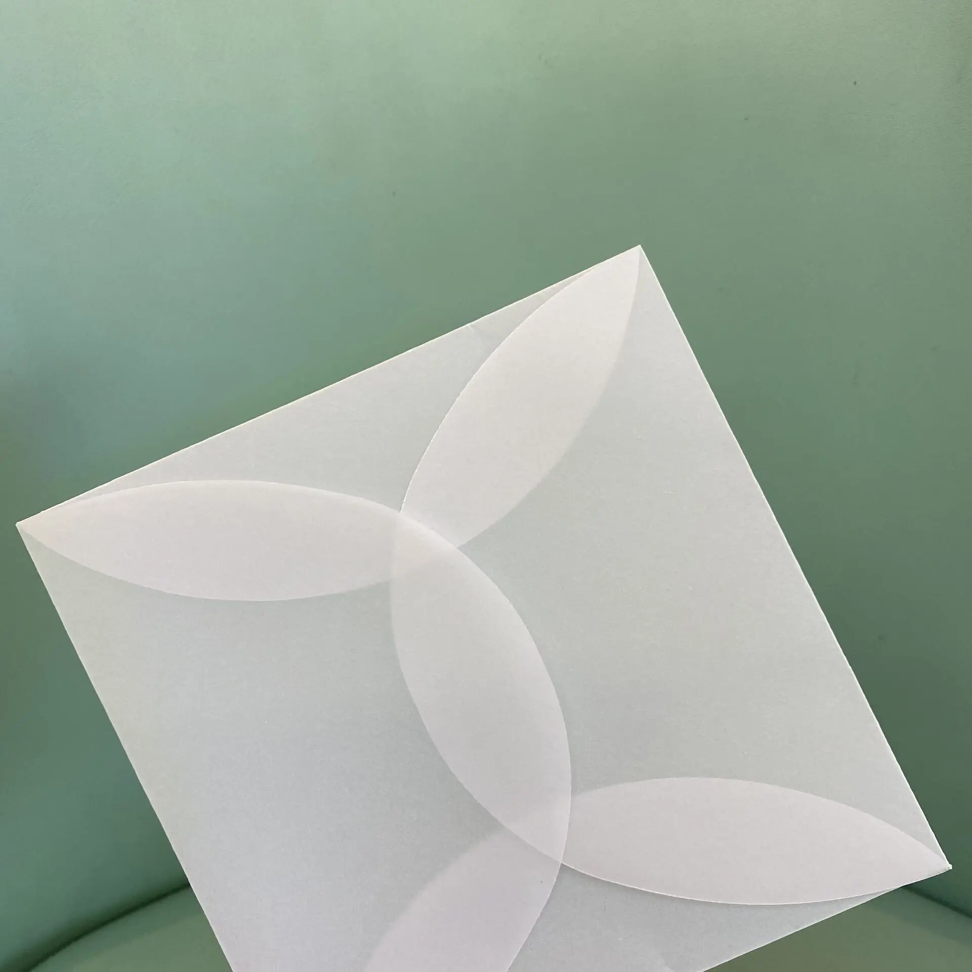 10pcs Multiple Sizes Translucent Sulfuric Acid Paper Envelopes, Used For DIY Postcard, Wedding Invitations, Silk Scarf Packaging