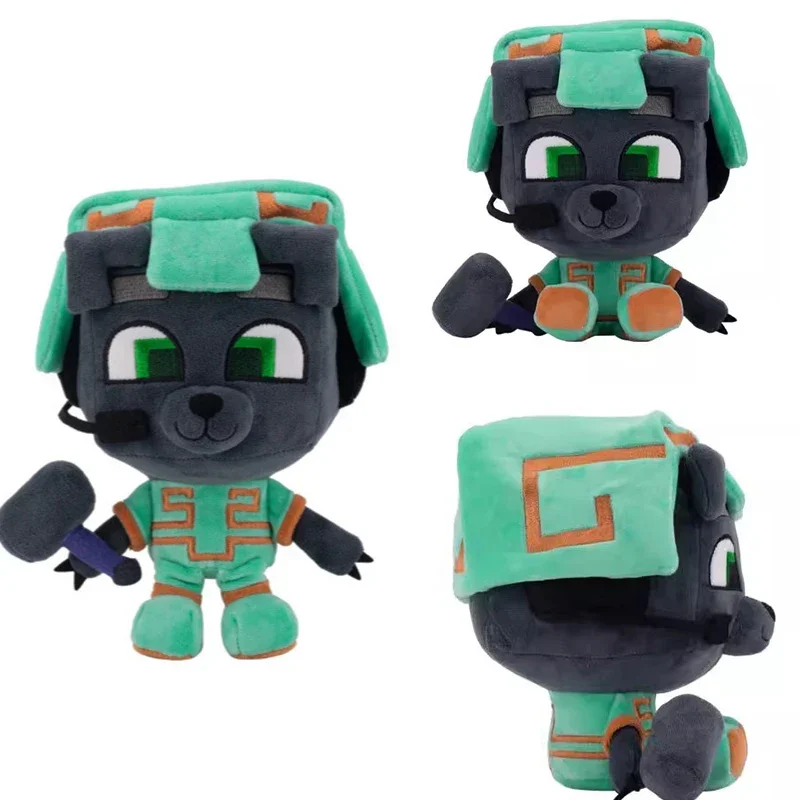 Зеленая плюшевая аниме игрушка Bobicraft Gitd Wolf, Детский Рождественский подарок, 20 см