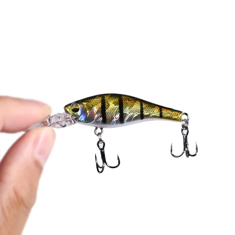 OUTKIT New 1Pcs Sinking Slowly Minnow Fishing Lure 5cm 3.9g Lifelike Swing Small Fish Deep Diving Hard Lures Japan Winter Baits