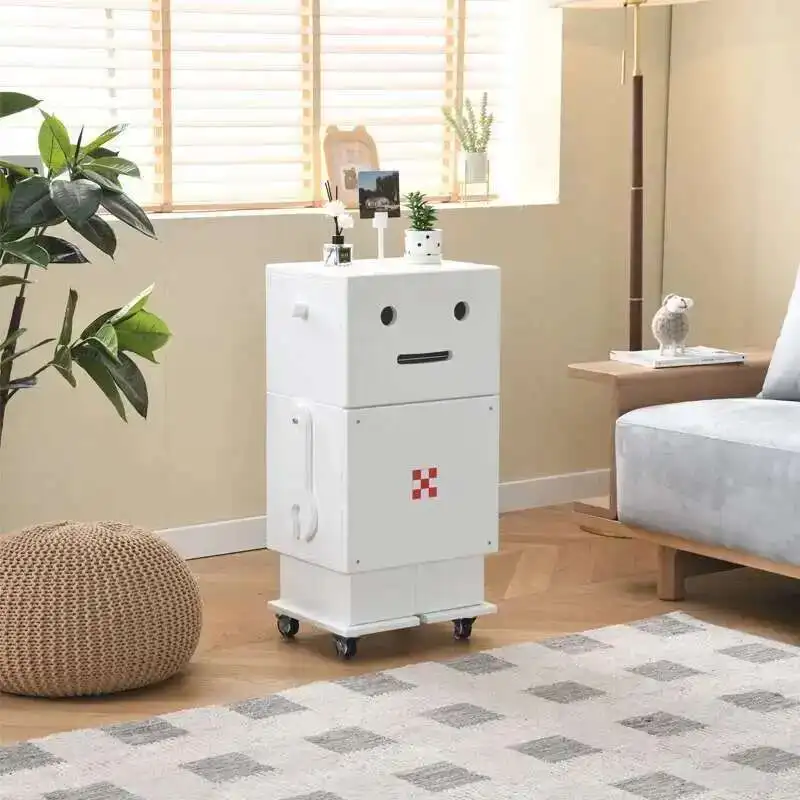 طاولة بجانب السرير يابانية لطيفة لغرفة النوم والقهوة المتنقلة ومنضدة صغيرة منظم ديكور مكتب بسيط أثاث صالون Mesitas De Noche #4