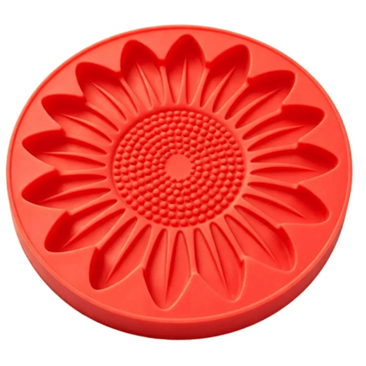 Sunflower Stepping Stone Mold, Reusable DIY Concrete Garden Path Maker Mould view 4