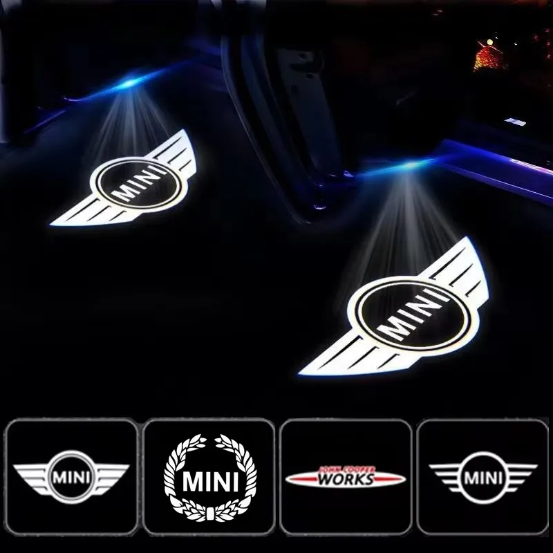 

Led Lamp Car Door Projector Car Welcome Light For BMW Mini Cooper Works R55 R56 R50 R60 R53 R61 F54 F55 F56 F60 Auto Accessories