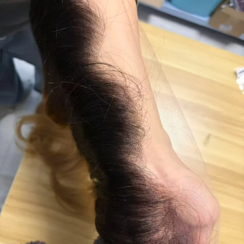 13x6 الدانتيل أمامي # 1b/4/27 كتلة شعر طبيعي مفرود 12-22 بوصة البرازيلي عذراء ريمي كامل اليد النسيج قبل قطعها شعر الطفل