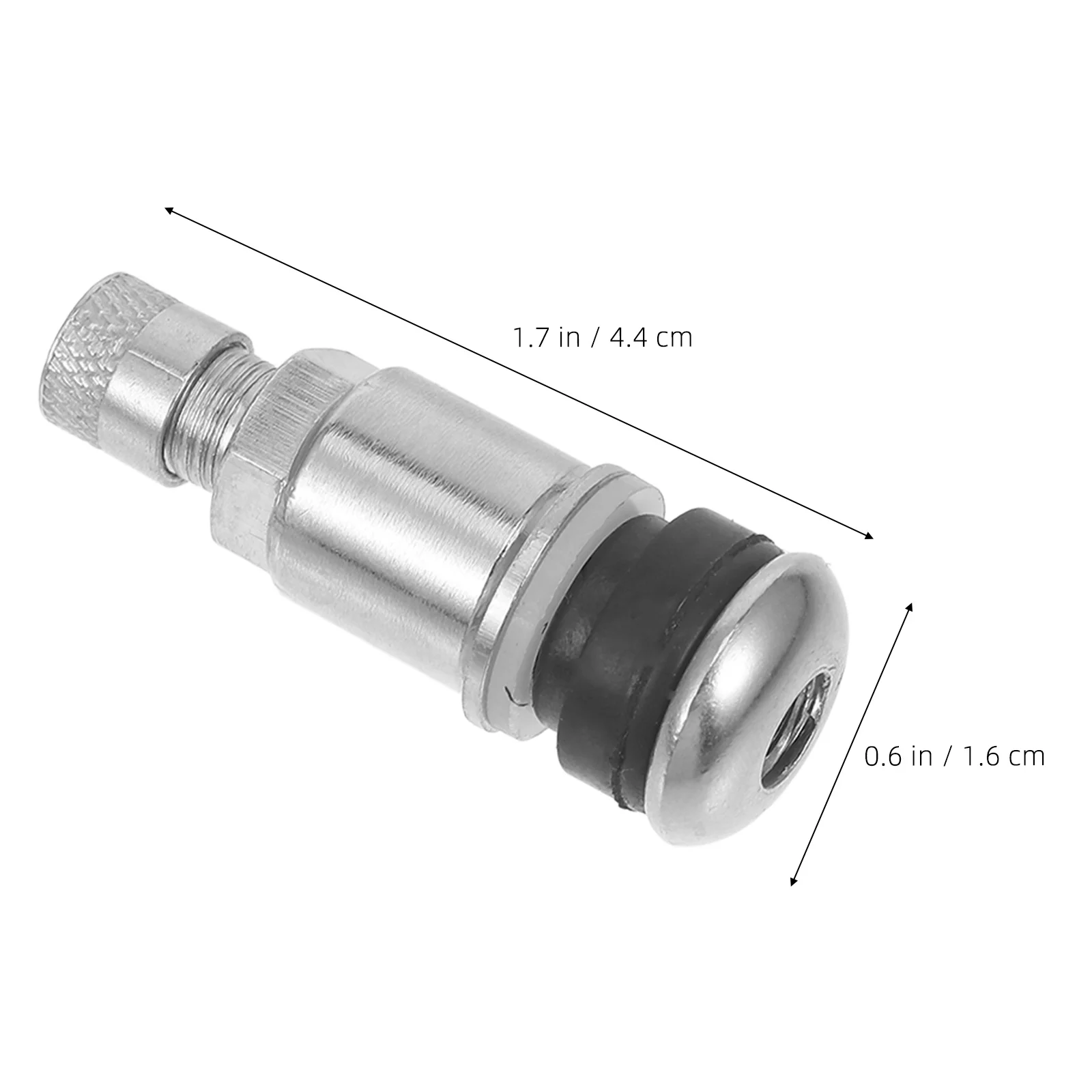 

12pcs Tire Valve Stem Tubeless Car Vacuum Valve Replacement Durable Rubber Steel Core Tpms Compatible For Vehicle Bicycle Riding