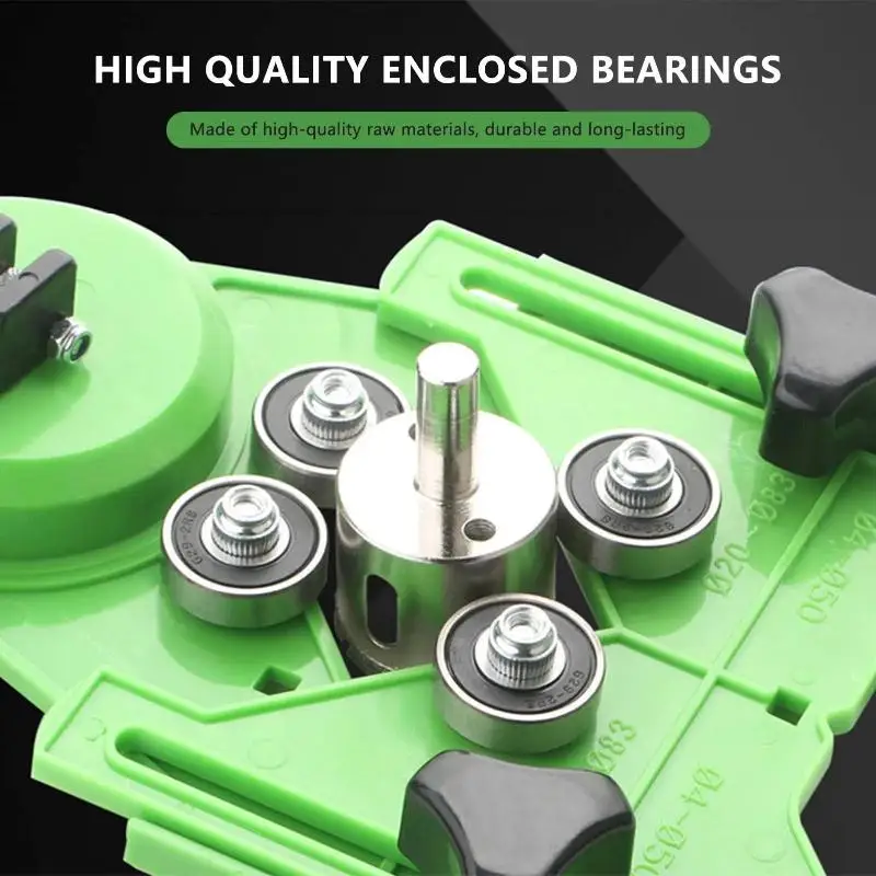 Suction Cup Glass Tile Marble Punch Tool Precision Hole Drilling Guide Accessory 1Pc 4 To 83Mm Adjustable Drill Guide Locator