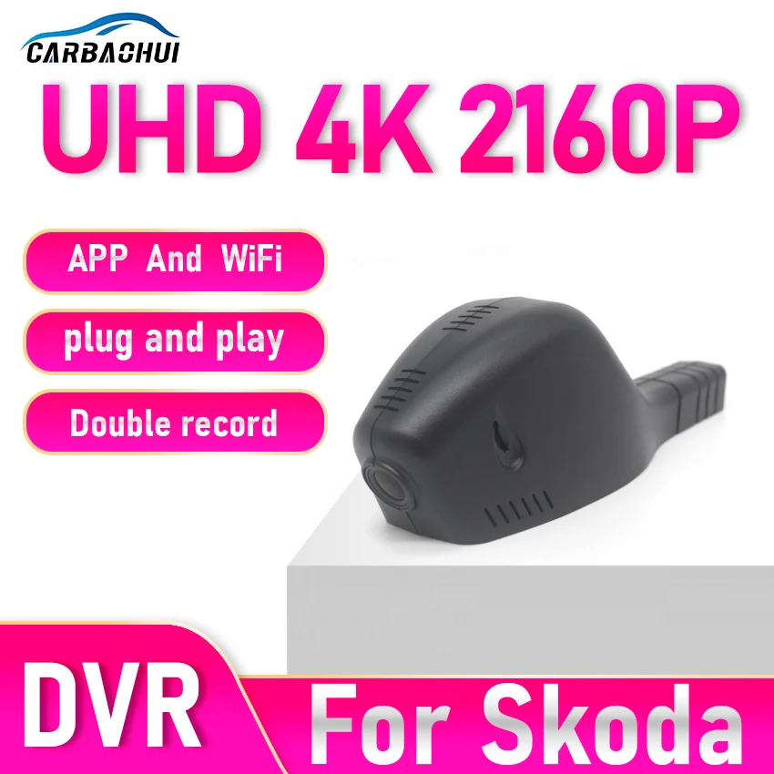 4k-2160p-dash-cam-car-dvr-video-recorder-camera-for-skoda-kodiaq-octavia-a7-a5-rapid-fabia-superb-karoq-yeti-dashcam