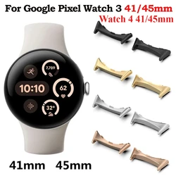 2pcs Watch Strap Connector Adapter For Google Pixel Watch 4 3 45mm 3 2 1 41mm Accessories Metal Smartwatch Adapters Replacement