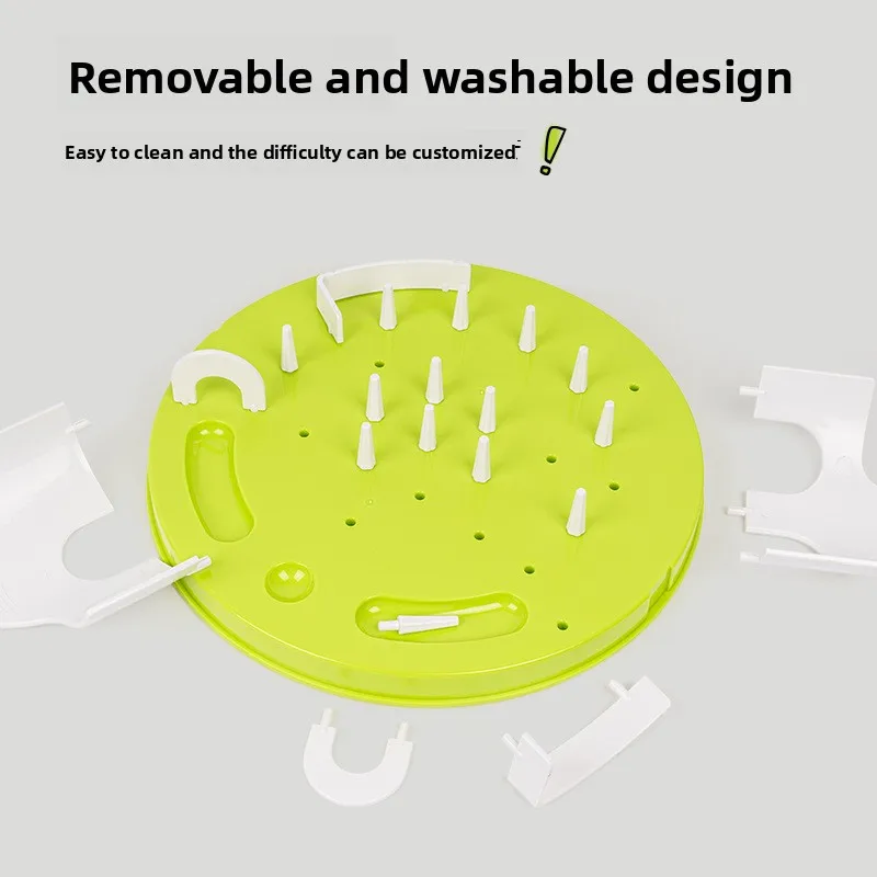 

Anti-Choking Maze Feeding Cat Toys 2026 New Interactive DIY Slow Feeder Consume Energy Puzzle Toy Pet Cat Supplies