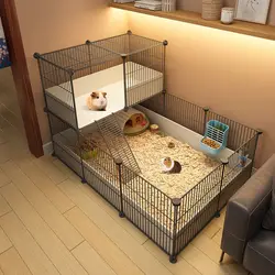Dutch Pig Pet Fence Household Landscape Rabbit Supplies Cage Large, Large, Cheap House Small Villa Guinea Pig Nest
