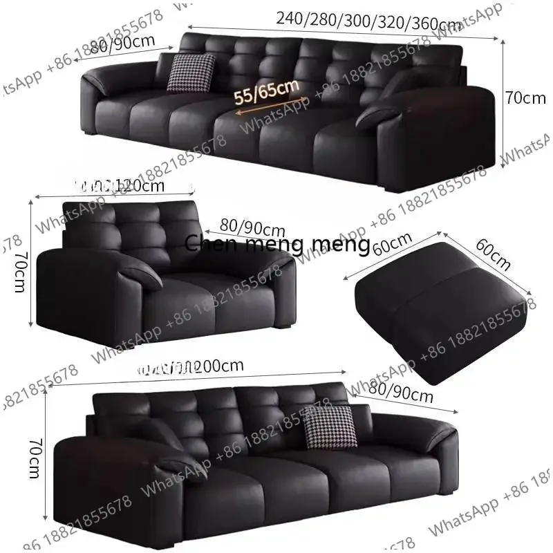 M183 Memory Wood Living Room Sofas Modern Italian Lounges Puffs Living Room Sofas Salon Boneless Muebles Para El Hogar