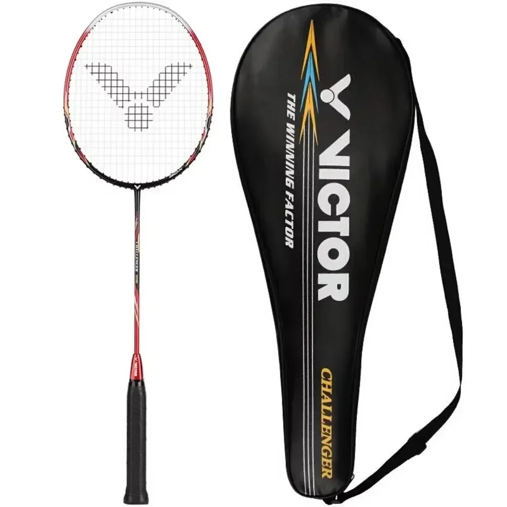 

Original VICTOR CHA-9500 Challenger Full Carbon Fiber Badminton Racquets Offensive Badminton Racket With String