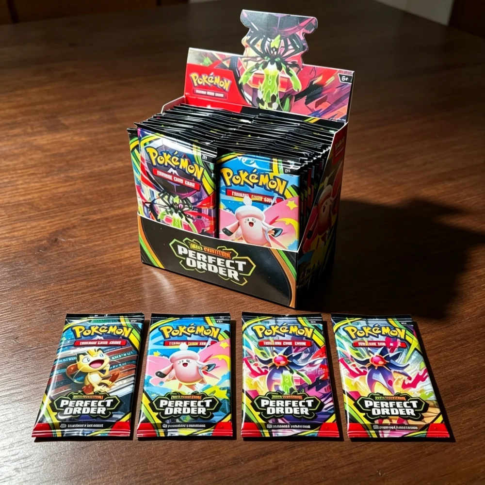 360PCS Pokémon TCG Mega Evolution Pitch Black Booster Box Bundle Rare Holo Trading Cards Collectible Set for Pokémon TCG Players