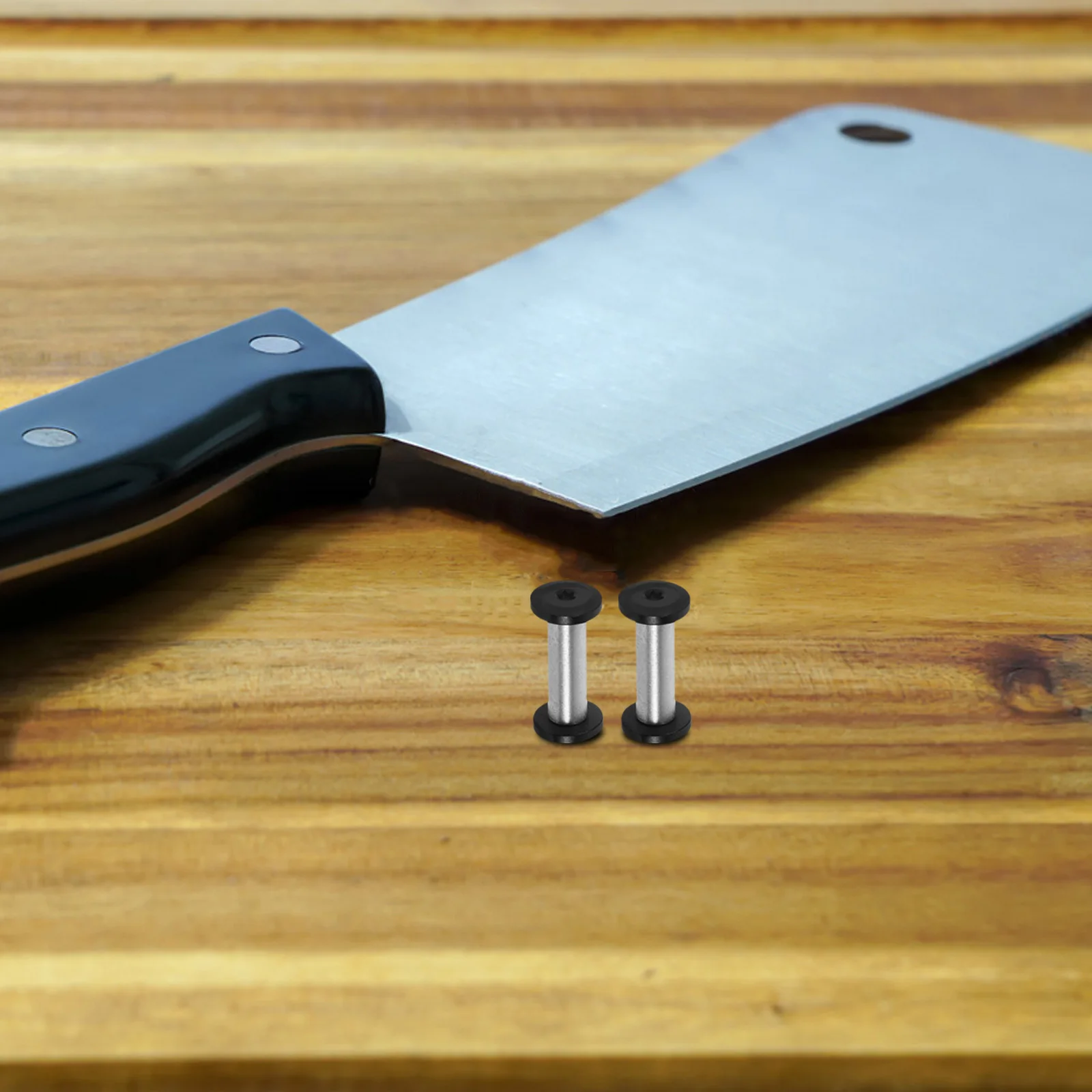 

2pcs Stainless Steel Knife Handle Screws Head Fastening Bolts For Handle Construction Rivets Fasteners Diy Tools Hardware