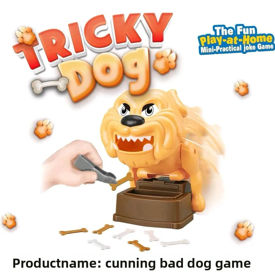 Popularna zabawka: Rekwizyt do żartów – "Uważaj, szalejący piesek!" – Śmieszna i kreatywna zabawka dla dzieci i dorosłych do straszenia, z funkcją gryzienia palców.