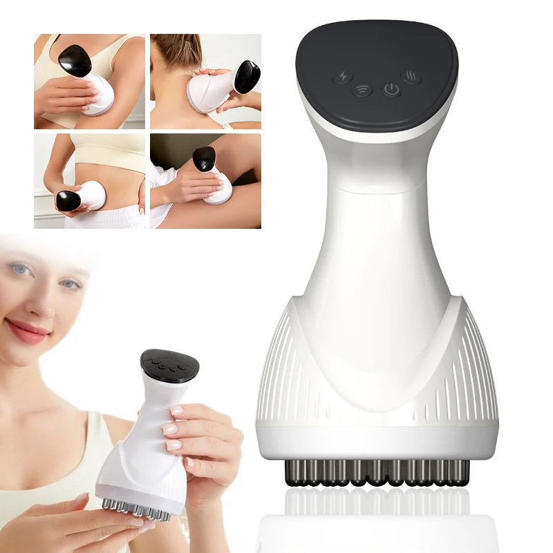 Red Light Massager body meridian brush waist and leg massager electric scraping device universal massage brush for the whole bod