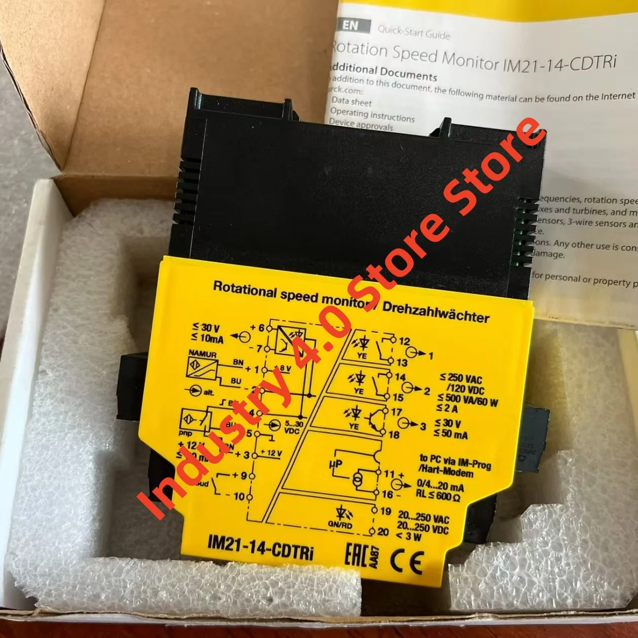 新品 IM21-14-CDTRI 回転速度モニター