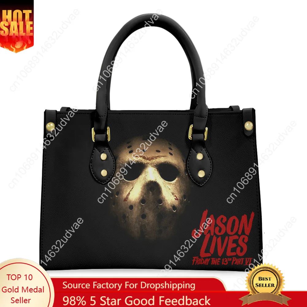 

J-Jasons F-Fridays T-The 13th Purse Mens Womens New Shoulder Crossbody Bag Personalized Handbag Business Leather Tote Bag Gift