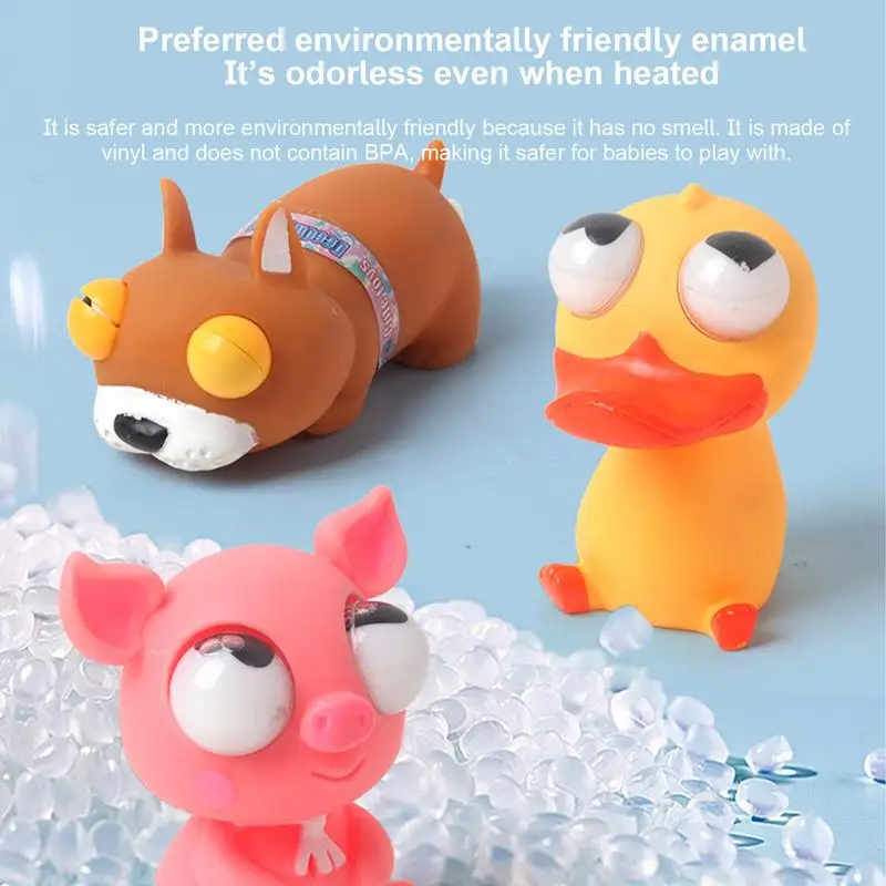 Reduce Pressure Toys Animal Doll Pop Out Toys Farting Dog Stares With Joy Pig Pinch Fun Anti-pressure Toy For Kids Perfect Gifts