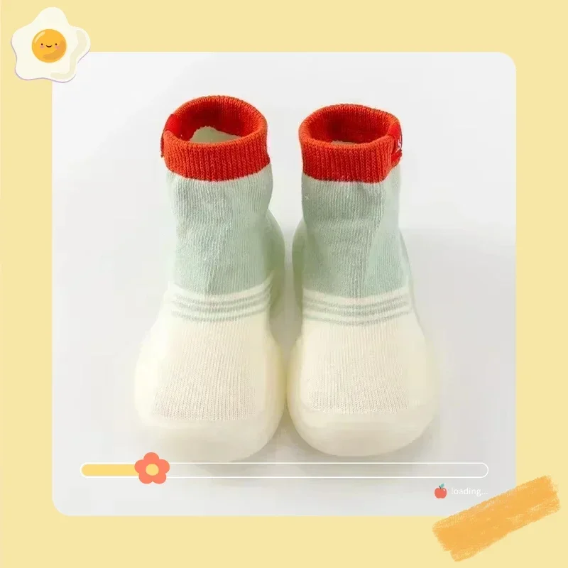 Zapatos transpirables calcetines moda de primavera calcetines para niños zapatos de bebé niño recién nacido nuevos zapatos de bebé suela suave calcetines antideslizantes para bebé