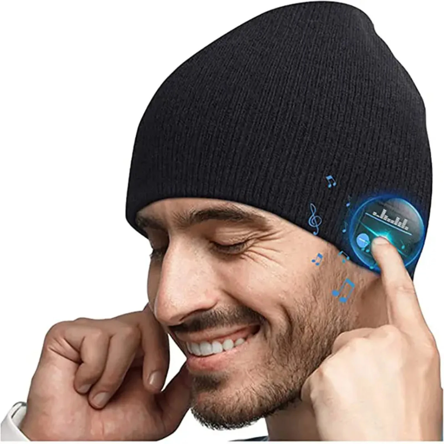 Unisex Winter Hat with Built-in Stereo Headphones for Cozy and Stylish Warmth