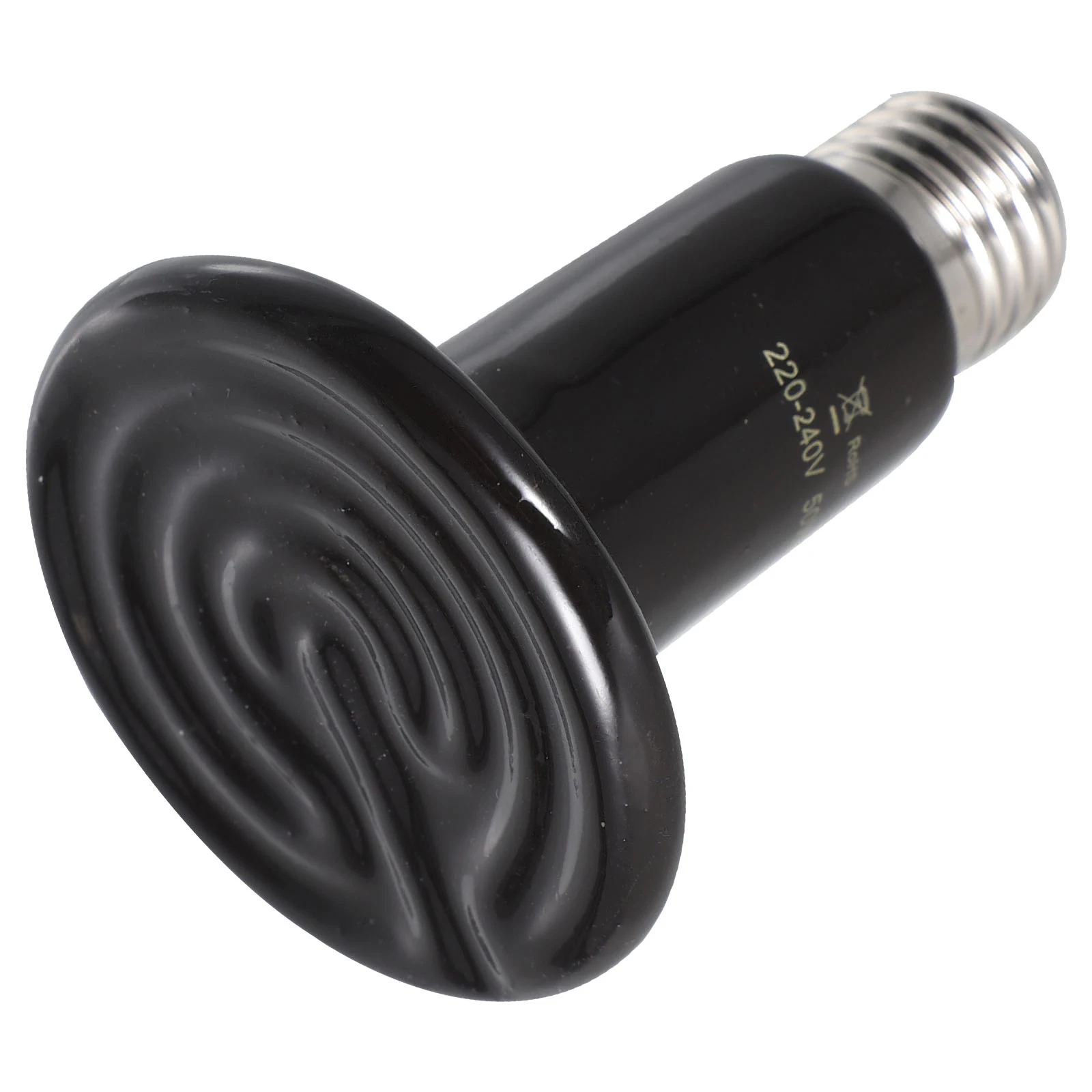 

Reptile Heat Light Ceramic Bulb High Thermal Efficiency No Light Disturbance Reptile Bird Hamster Heating Emitter 50W