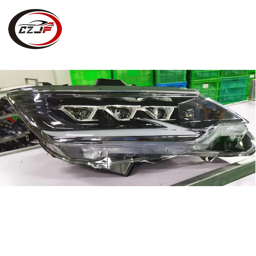 CZJF High Quality Black LED Head Lamp Modified Headlights for Toyota Camry 2015 2016 2017 2018  White Light ABS Material New