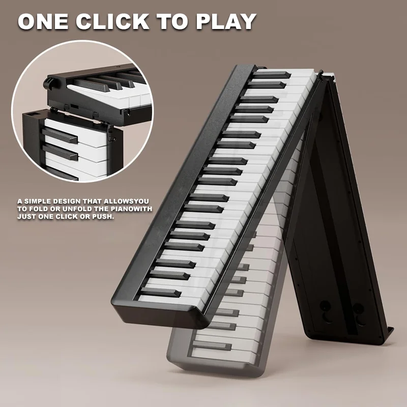 

OEM Fold Digital Piano 88 Keys Portable Foldable Electronic Piano Electronic Folding Piano
