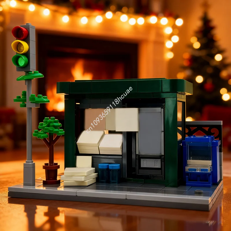 

236pcs MOC Newspaper Stand Cityed Model Building Blocks Construction Creative Idea Education Toy Brick Christmas Gift Birthday