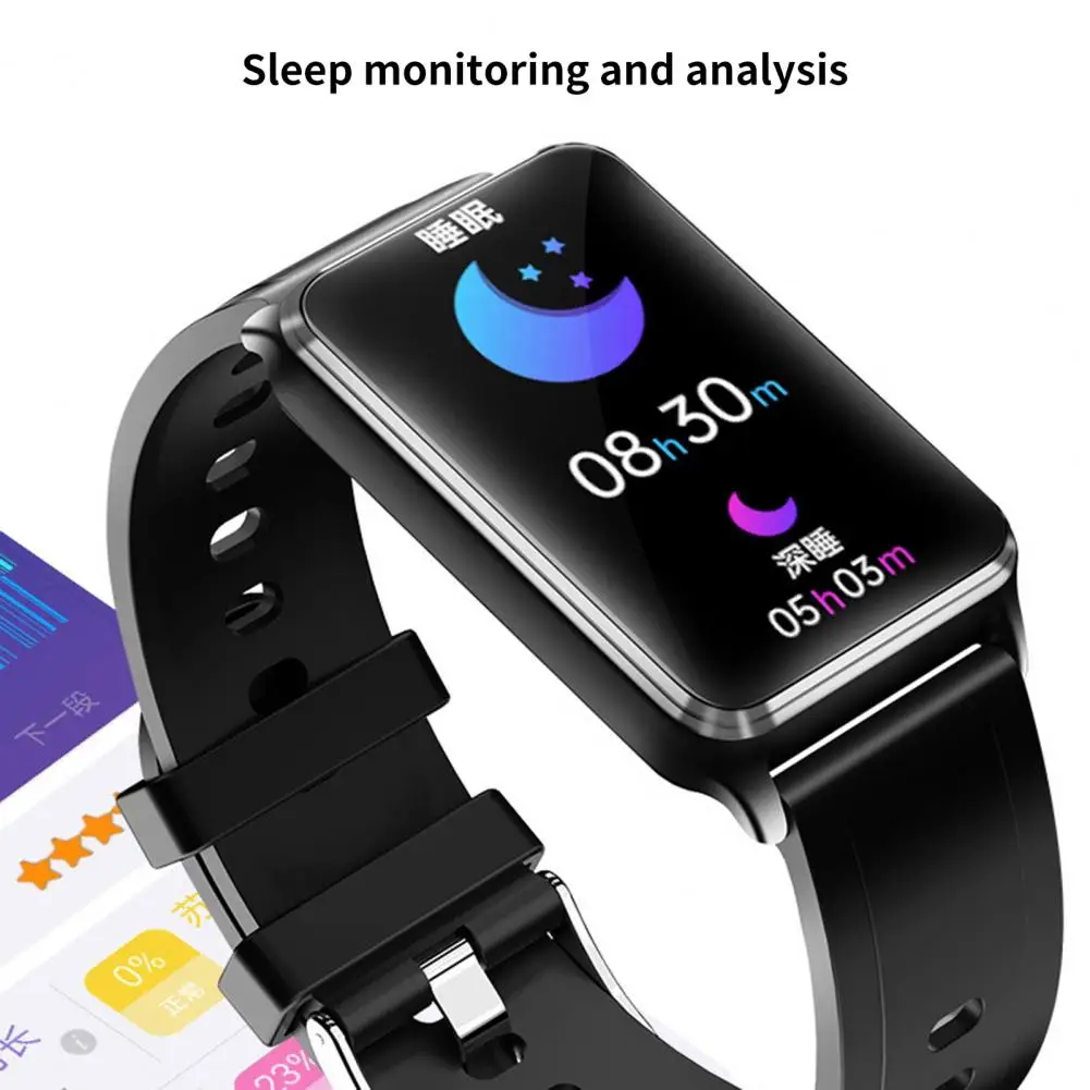 

Stylish Electronic Watch Magnetic Charging Smart Watch Full Touch Screen Casual Fitness Tracker Sports Wristwatch ECG Test