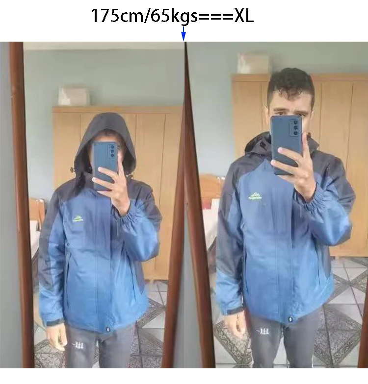 Men's Lightweight Waterproof Rain Jacket 5000mm Windbreaker Lined Casual Spring Autumn Fishing Hiking Outdoor Leisure Jacket 8 S12e453e9d983478da8c5b4eb76fd39b4t