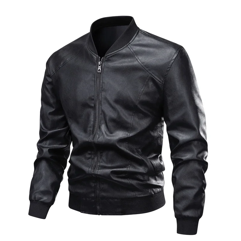 

Men's Jacket Leather Jacket 2025 New American Trend Versatile Jacket Men's Top Windproof Outdoor Leisure Premium Jacket Men
