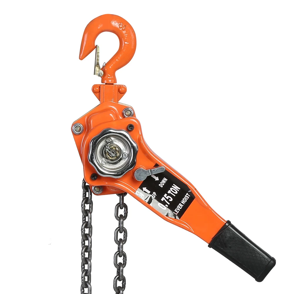 Palan à levier poulie palan bloc de chaîne couleur Orange 3t/3000kg bloc de chaîne palan palan à cliquet levier à cliquet poulie levage 3 mètres