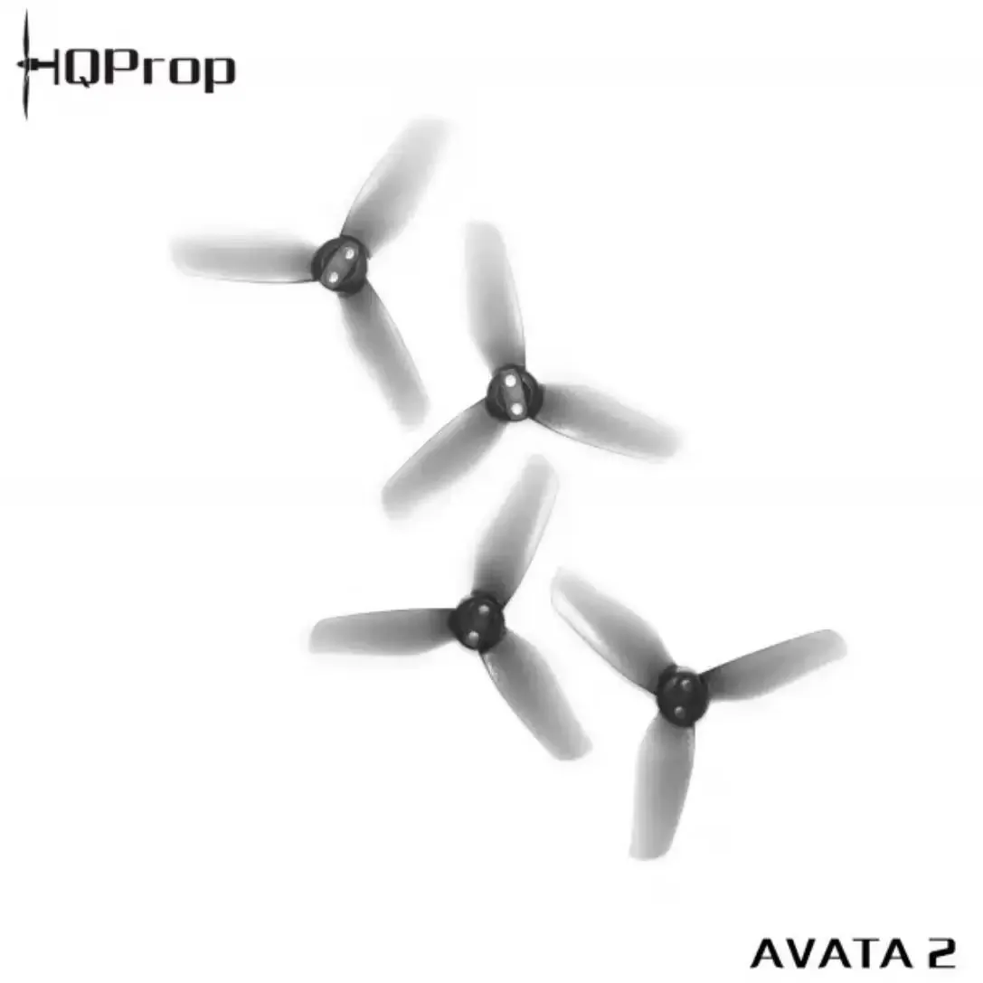 4 Paar HQProp 3X3X3 Propeller 3-Zoll 3-Blatt Prop Polycarbonat 3*3,2*3 Propeller für DJI Avata 2 FPV Racing Drone Teile-Grau