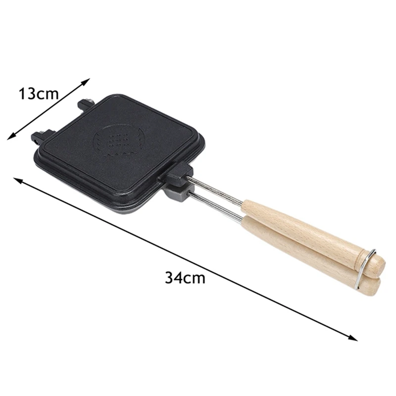 1 قطعة ساندويتش صانع وجبة خفيفة صانع لوحة سهلة يلقي الحديد سبائك الألومنيوم ل الفطائر الكعك الإفطار الغداء