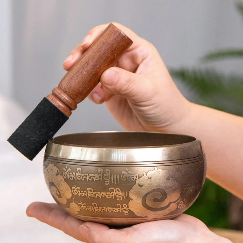 

Непальские поющие чаши для звукотерапии, медитации, духовного расслабления, энергетические ударные музыкальные инструменты