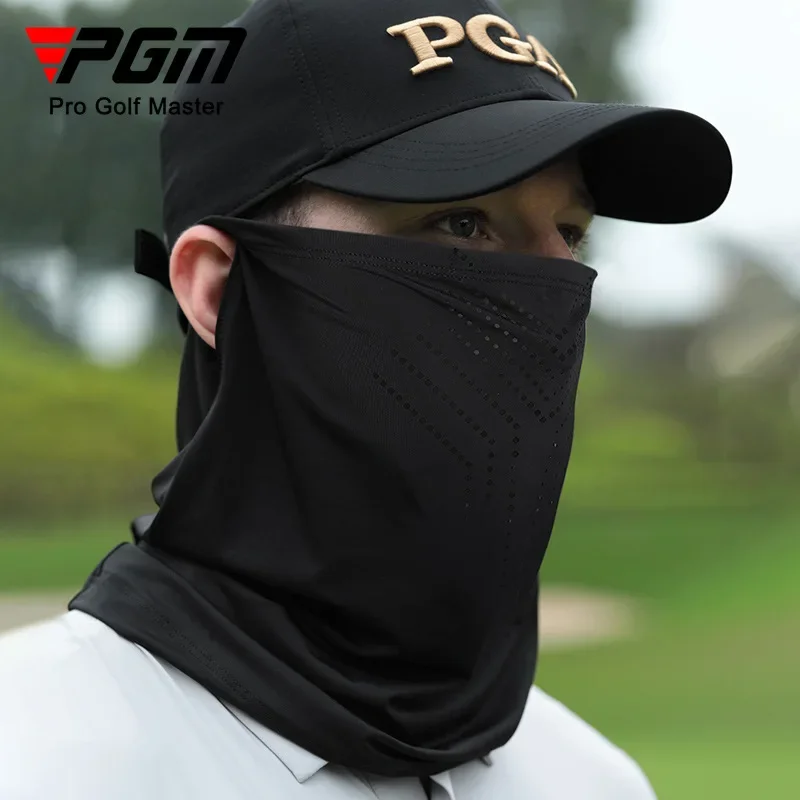 PGM Outdoor Sunshade Sports Neck Cool Ice Silk Breathable Men's Golf Sunscreen Mask Golf Supplies KOZ008