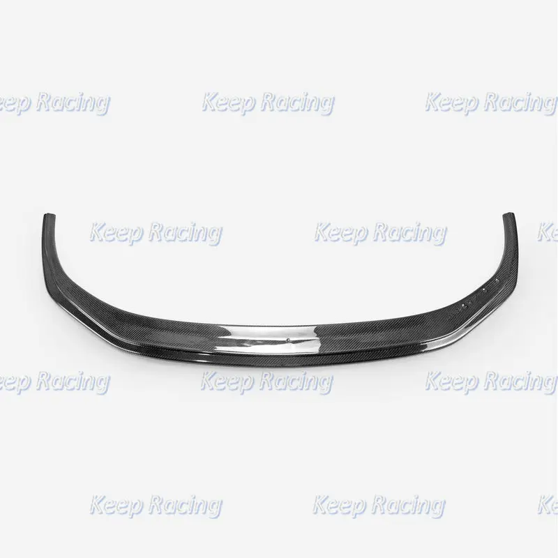 Carbon Front Lip CS Style Fiberglass Bumper Diffuser FRP Splitter Lip Glossy Fiber Spoiler For i30n 16-19 MK3 5 Door Hatchback