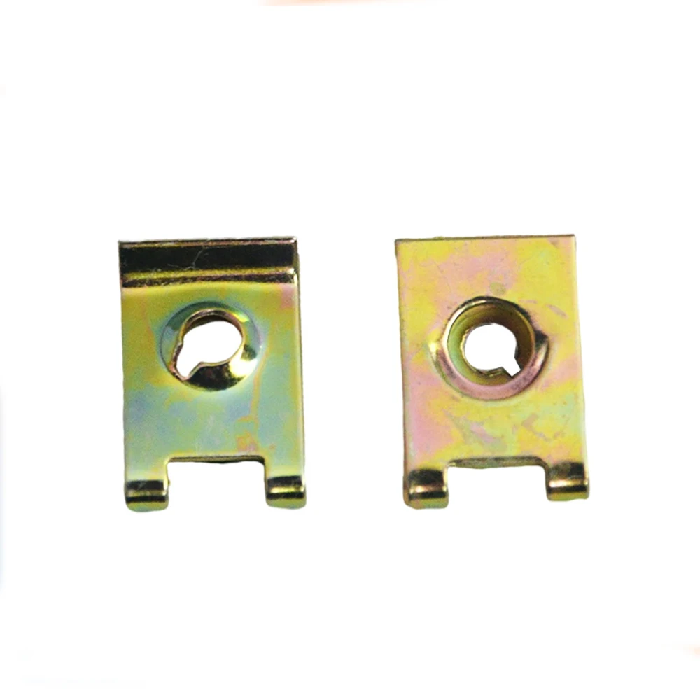 

Iron Buckle Steel Leather Clip Auto Parts Stamping Reed Nut U-Shaped