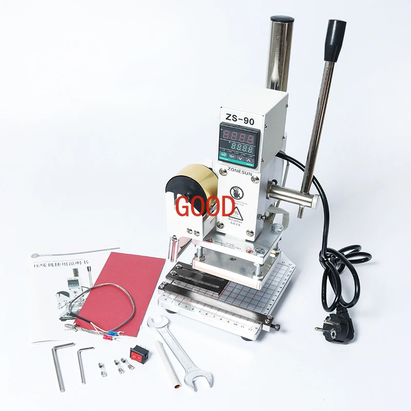 Machine d'estampage à chaud pour marques LOGO, machine de marquage, machine de pressage d'indentation