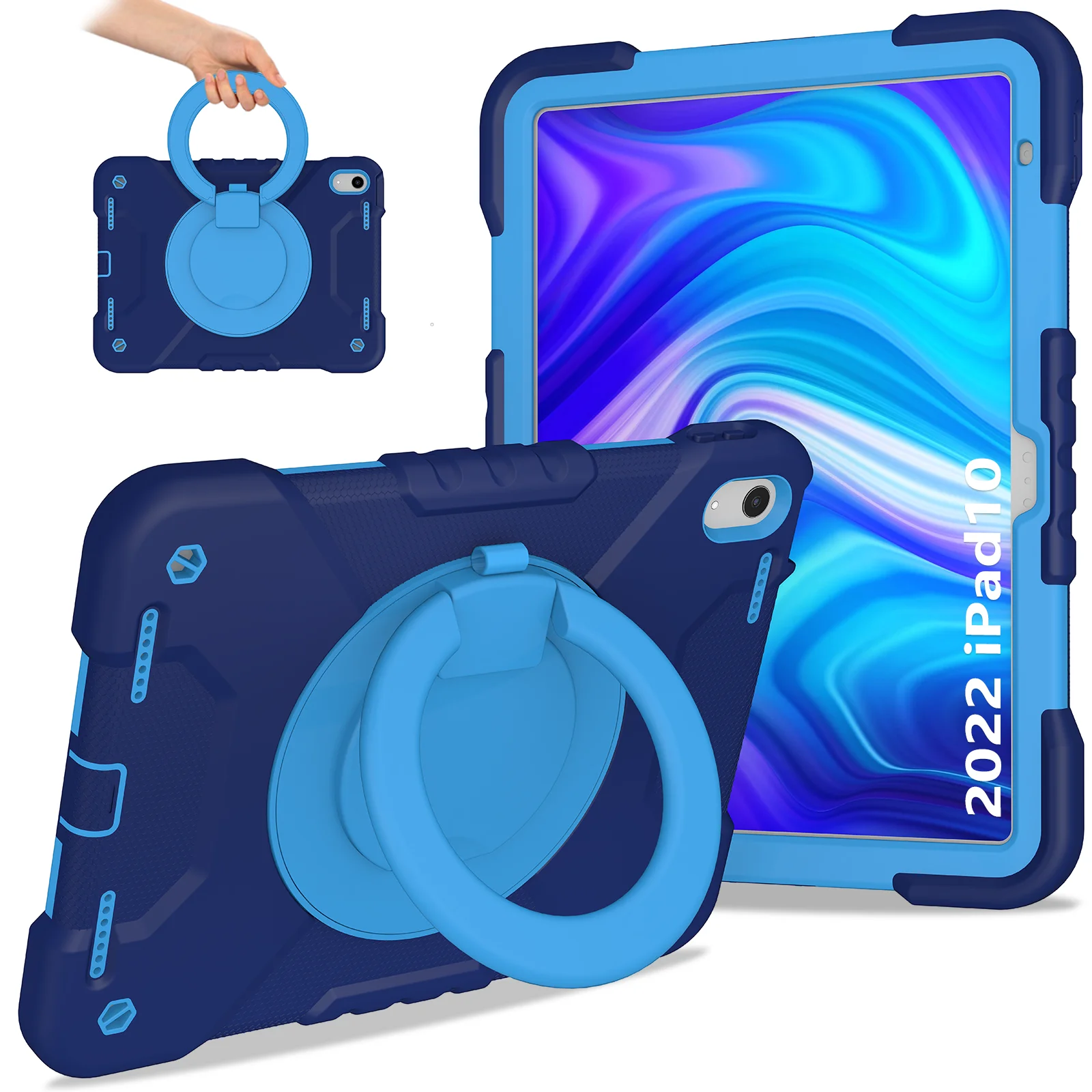 

Tablet Protective Case Strap Type a Suitable for iPad 10Th 10.9in (2022)/Ipad A16 11in (2025) with Stand 10 Colors Available